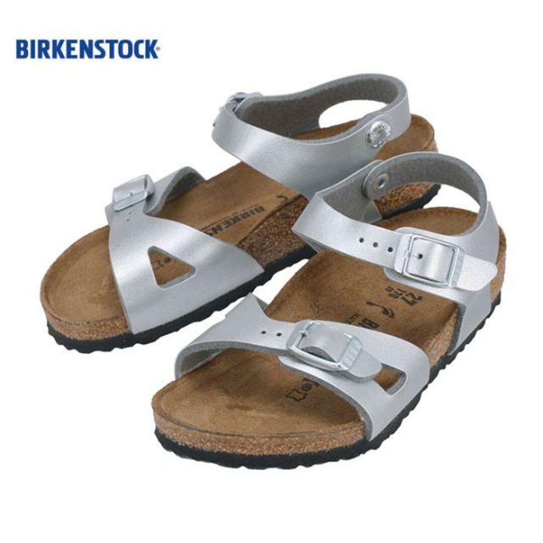 BIRKENSTOCK(ビルケンシュトック)のBIRKEN STOCK ビルケンシュトック Rio Kids 0731483  Silver キッズ サンダル 子供 軽量  bks0005 - 16.5cm キッズ/ベビー/マタニティのキッズ靴/シューズ(15cm~)(サンダル)の商品写真