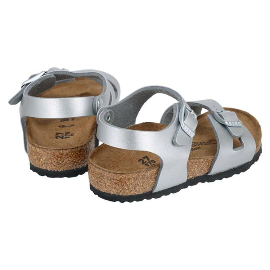 BIRKENSTOCK(ビルケンシュトック)のBIRKEN STOCK ビルケンシュトック Rio Kids 0731483  Silver キッズ サンダル 子供 軽量  bks0005 - キッズ/ベビー/マタニティのキッズ靴/シューズ(15cm~)(サンダル)の商品写真