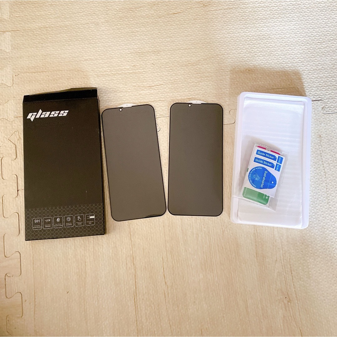 iPhone13promax 覗き見防止フィルム 2枚セット3D全面保護日本製 スマホ/家電/カメラのスマホアクセサリー(保護フィルム)の商品写真
