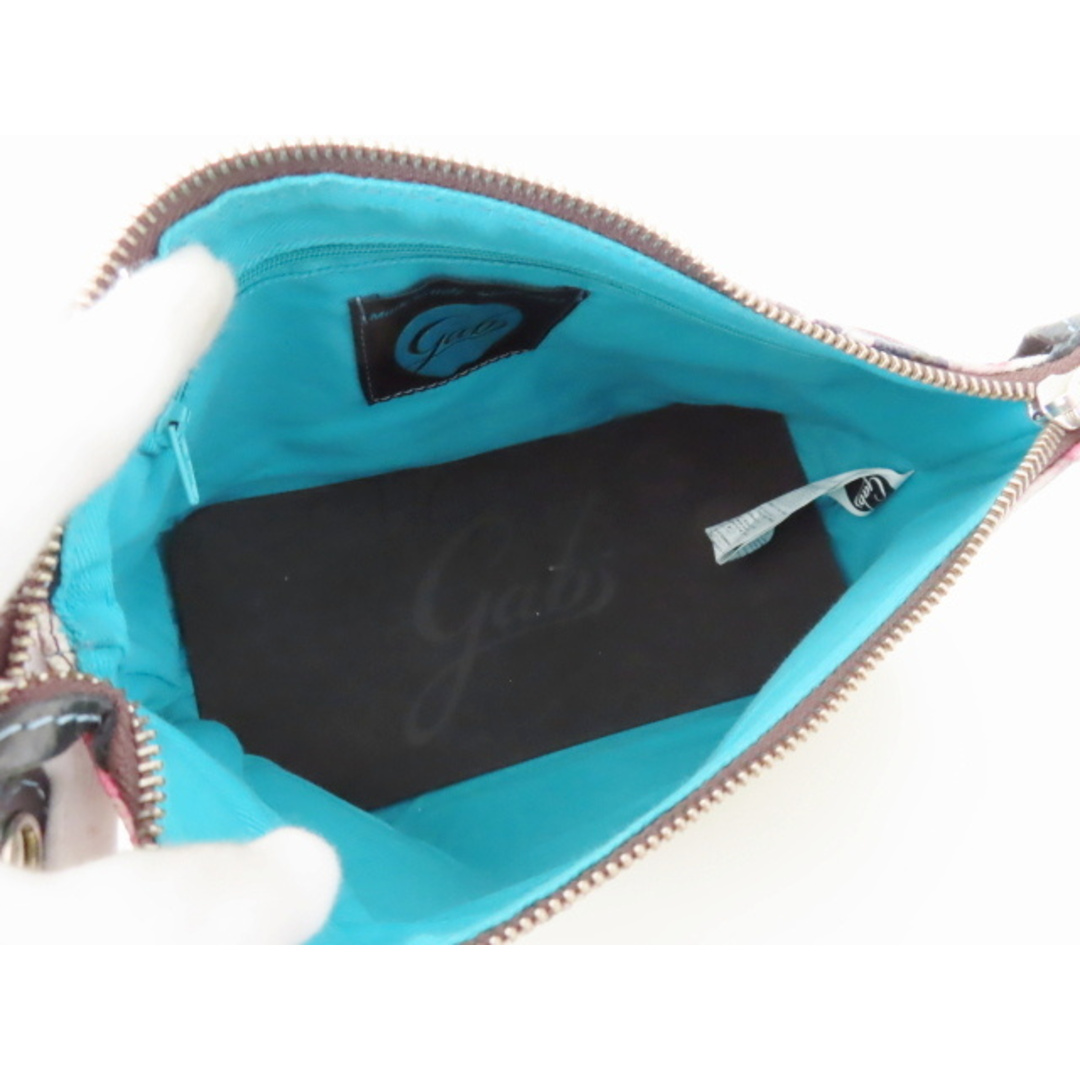 K02 gabs ガブス デザイン総柄 PVC ショルダーバッグ マルチカラー レディースのバッグ(ショルダーバッグ)の商品写真