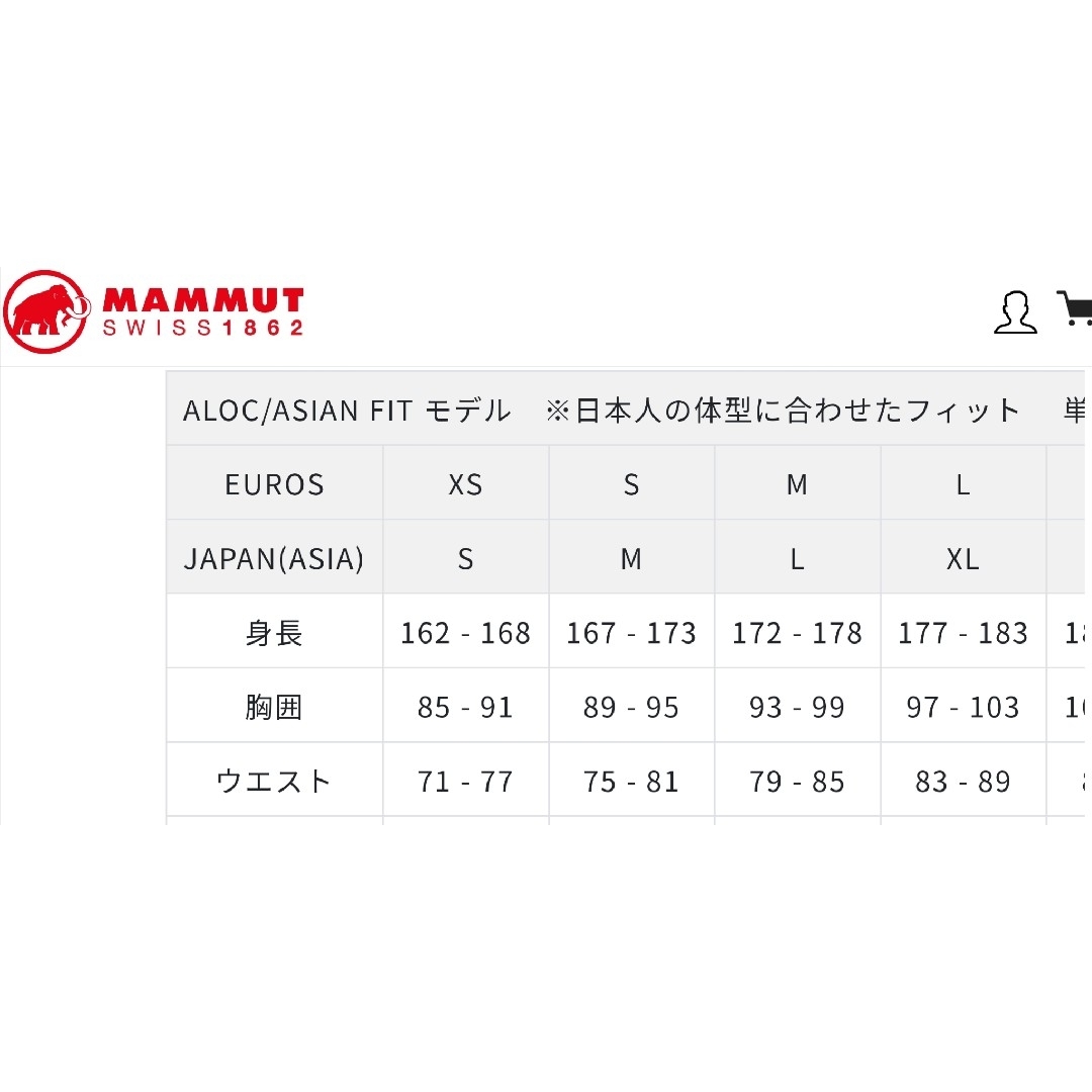 Mammut(マムート)のMAMMUTパーカー メンズのトップス(パーカー)の商品写真