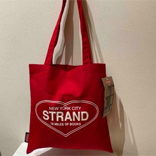 STRAND♦︎ストランド ブックストア レッド エコブックトートバッグ (エコバッグ)