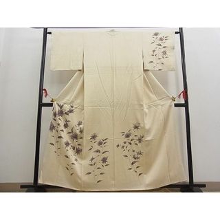 平和屋野田店■訪問着　更紗花文　金彩　逸品　n-fw5173(着物)