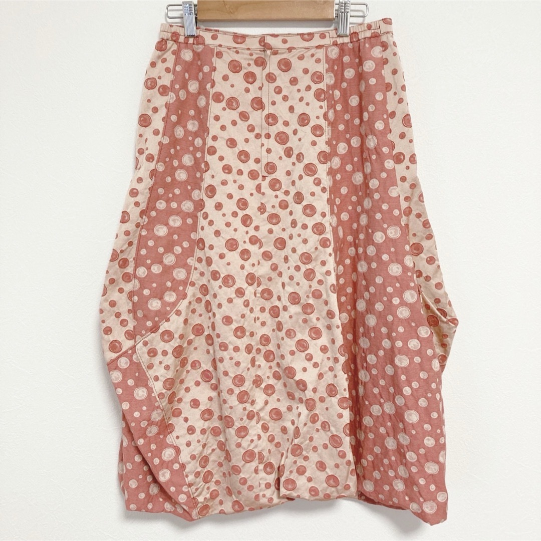 Sensounico(センソユニコ)のSENSOUNCO t.b バルーンスカート 変形スカート 水玉 ドット M レディースのスカート(ロングスカート)の商品写真