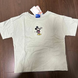 ディズニー(Disney)のDisney ミッキー刺繍Tシャツ 100(Tシャツ/カットソー)