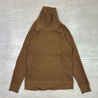 ヘルスニット(Healthknit)のヘルスニット 肉厚 ワッフル サーマル スーパーヘビー タートルネック ブラウン(その他)