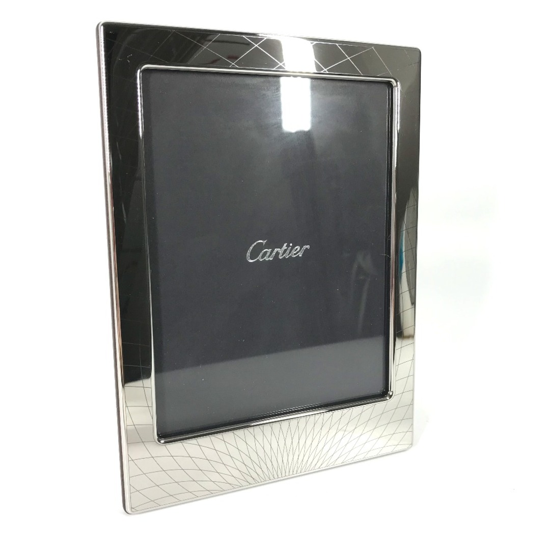Cartier(カルティエ)のカルティエ CARTIER ロゴ インテリア 写真立て  フォトフレーム メタル シルバー 未使用 インテリア/住まい/日用品のインテリア小物(フォトフレーム)の商品写真