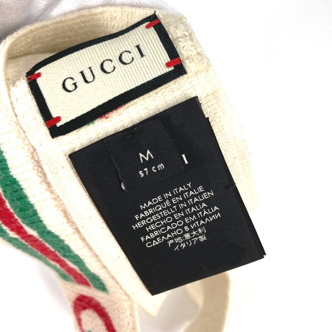 Gucci(グッチ)のグッチ GUCCI GGロゴ シェリーライン ヘッドバンド ヘアアクセサリー ヘアバンド ホワイト レディースのヘアアクセサリー(カチューシャ)の商品写真