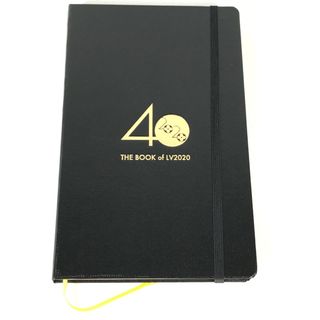 ルイヴィトン(LOUIS VUITTON)のルイヴィトン LOUIS VUITTON 40周年 THE BOOK OF LV 2020 非売品 ノベルティ ノート ステーショナリー メモ帳 ノートブック レザー ブラック 未使用(ノート/メモ帳/ふせん)