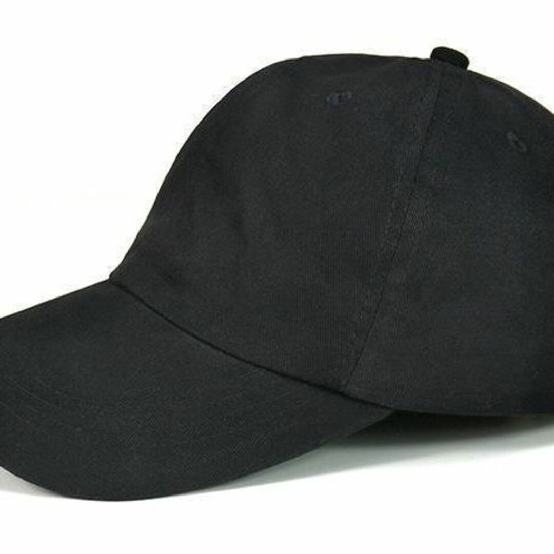 キャップ 無地 レディース ブラック 黒 ユニセックス UV シンプル 深め レディースの帽子(キャップ)の商品写真