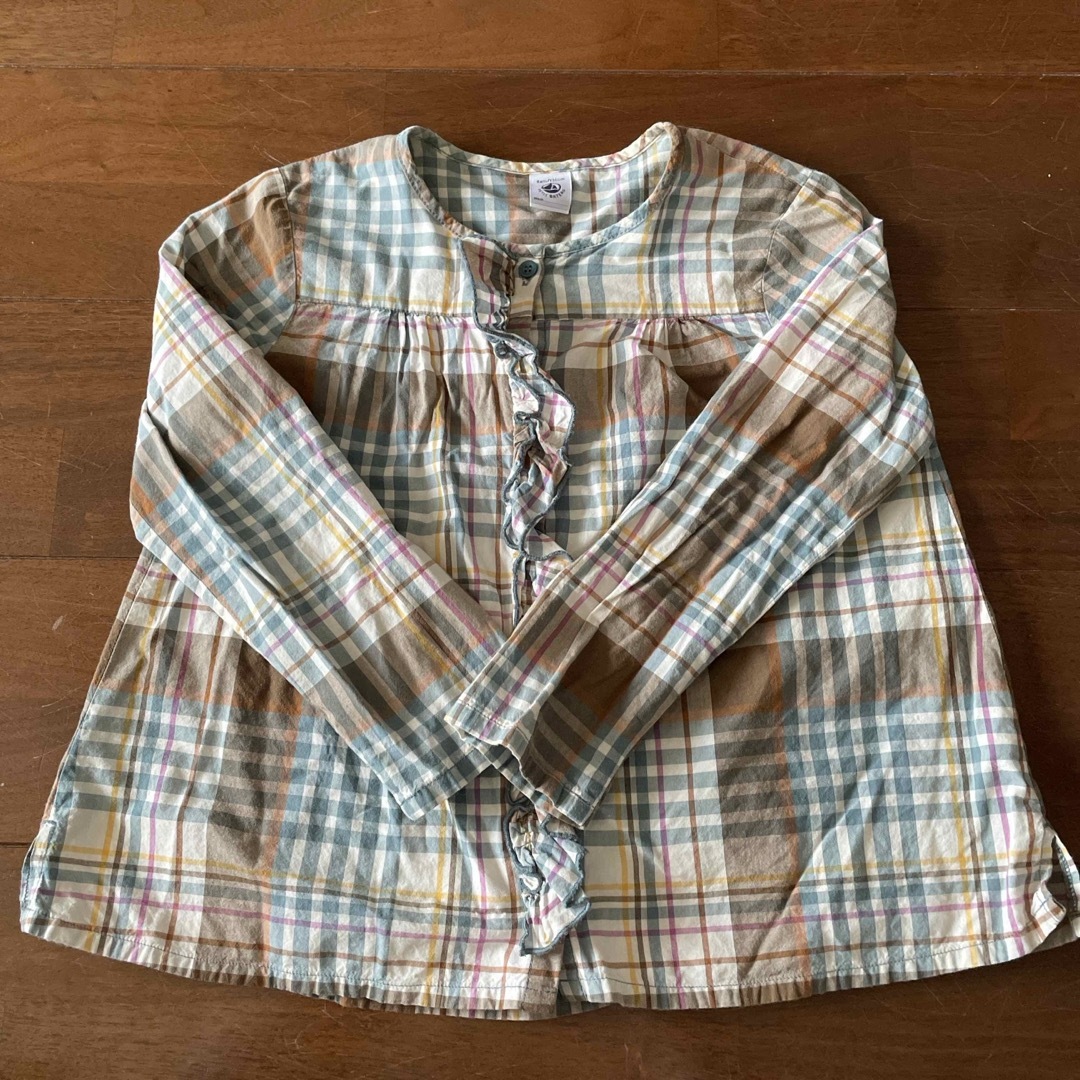 PETIT BATEAU(プチバトー)の女の子　チュニック キッズ/ベビー/マタニティのキッズ服女の子用(90cm~)(ブラウス)の商品写真