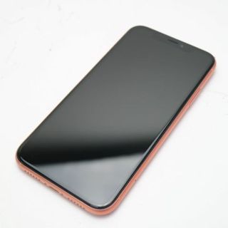 アイフォーン(iPhone)のSIMフリー iPhoneXR 256GB コーラル ピンク  M111(スマートフォン本体)