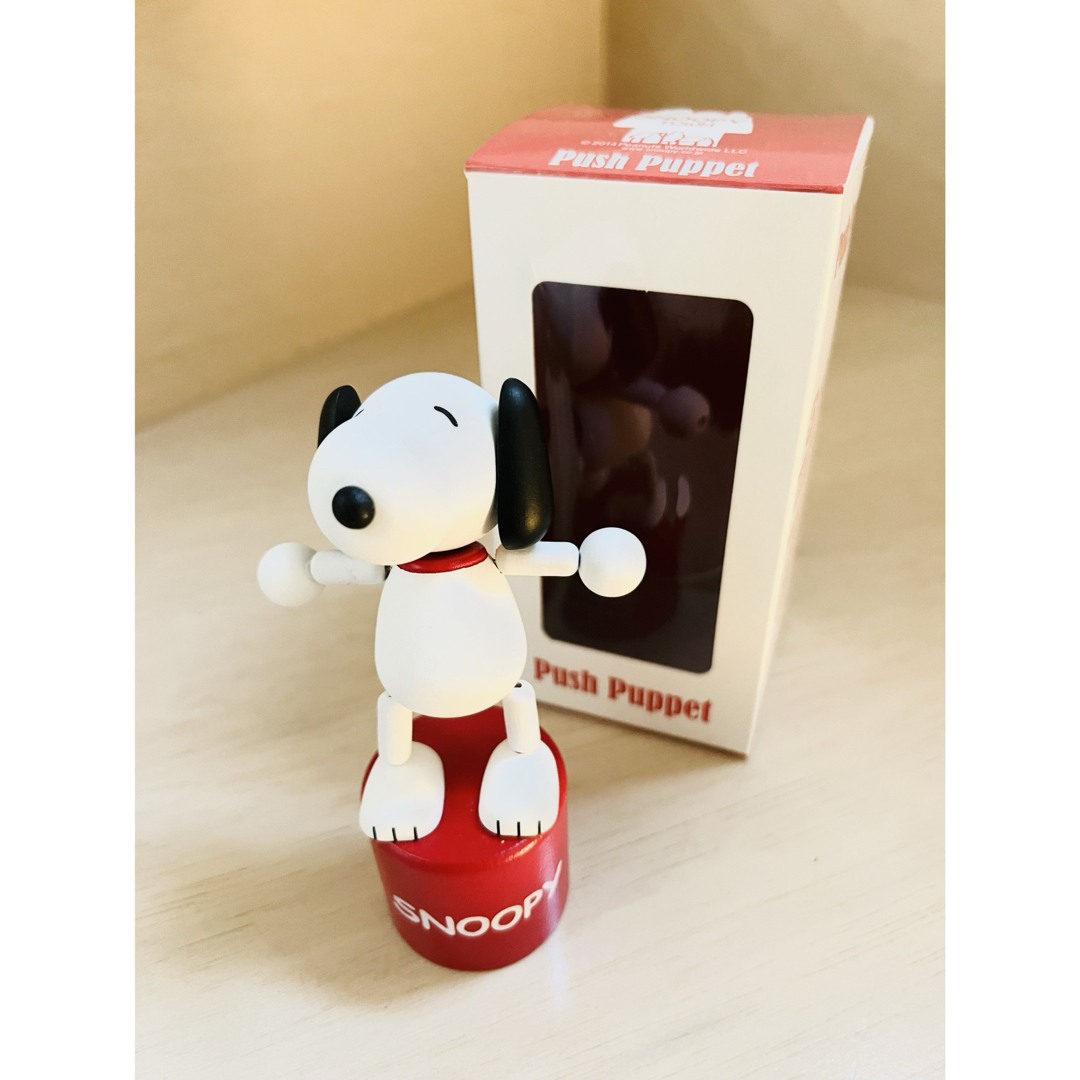 SNOOPY(スヌーピー)のスヌーピー  木製オルゴール＆木製パペット　セット価格 インテリア/住まい/日用品のインテリア小物(オルゴール)の商品写真