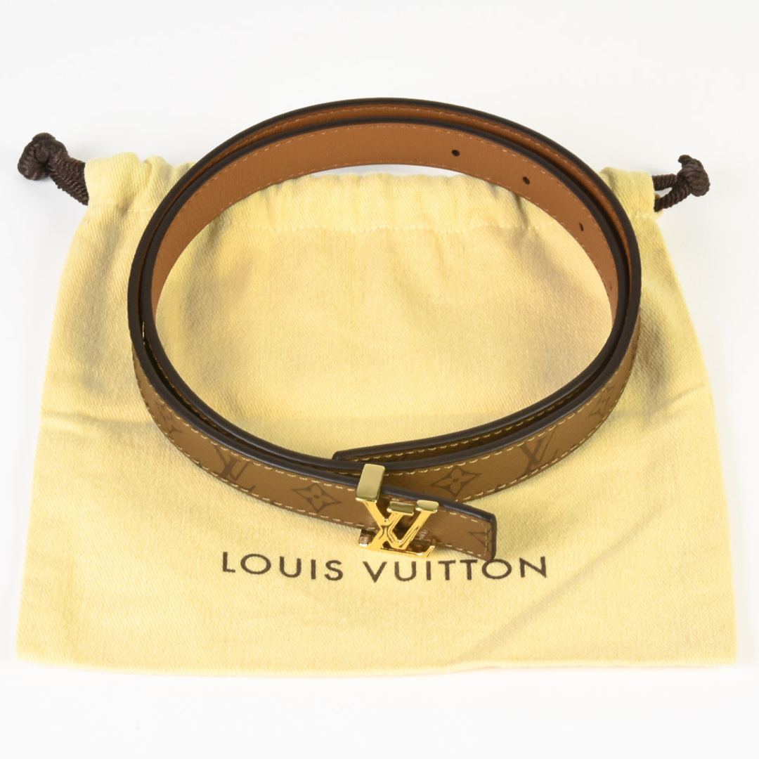 LOUIS VUITTON(ルイヴィトン)のルイヴィトン LOUIS VUITTON LV アイコニック ベルト 20MM リバーシブル ベルト モノグラム リバース M0440X ゴールド金具 BC1242 75/30【中古】 レディースのファッション小物(ベルト)の商品写真