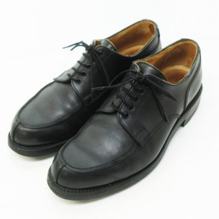 クロケットアンドジョーンズ(Crockett&Jones)のクロケット&ジョーンズ モールトン ビジネスシューズ Uチップ ブラック 5.5(ドレス/ビジネス)