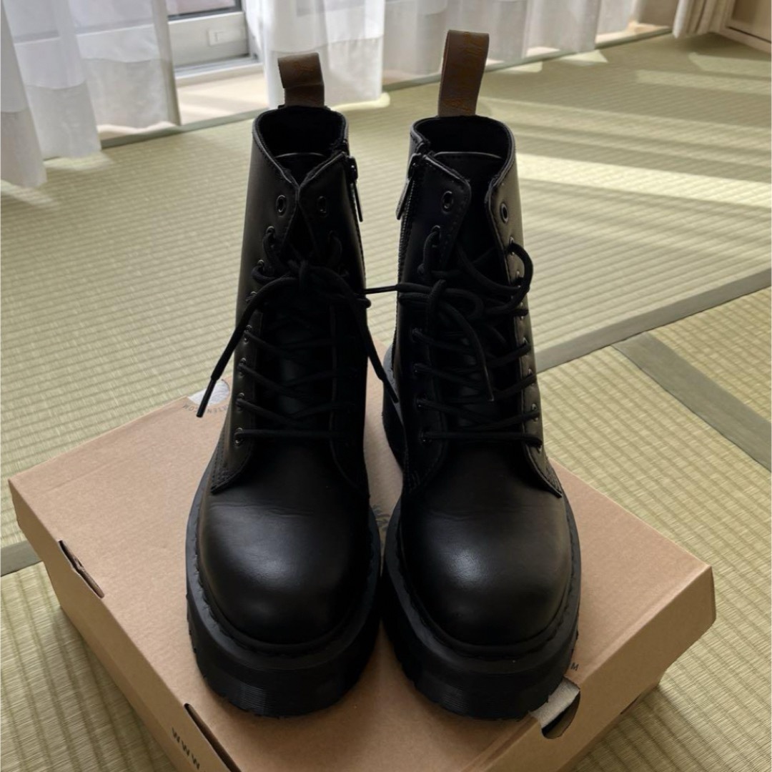 Dr.Martens(ドクターマーチン)のドクターマーチン 厚底　ブーツ　ブラック　美品 レディースの靴/シューズ(ブーツ)の商品写真