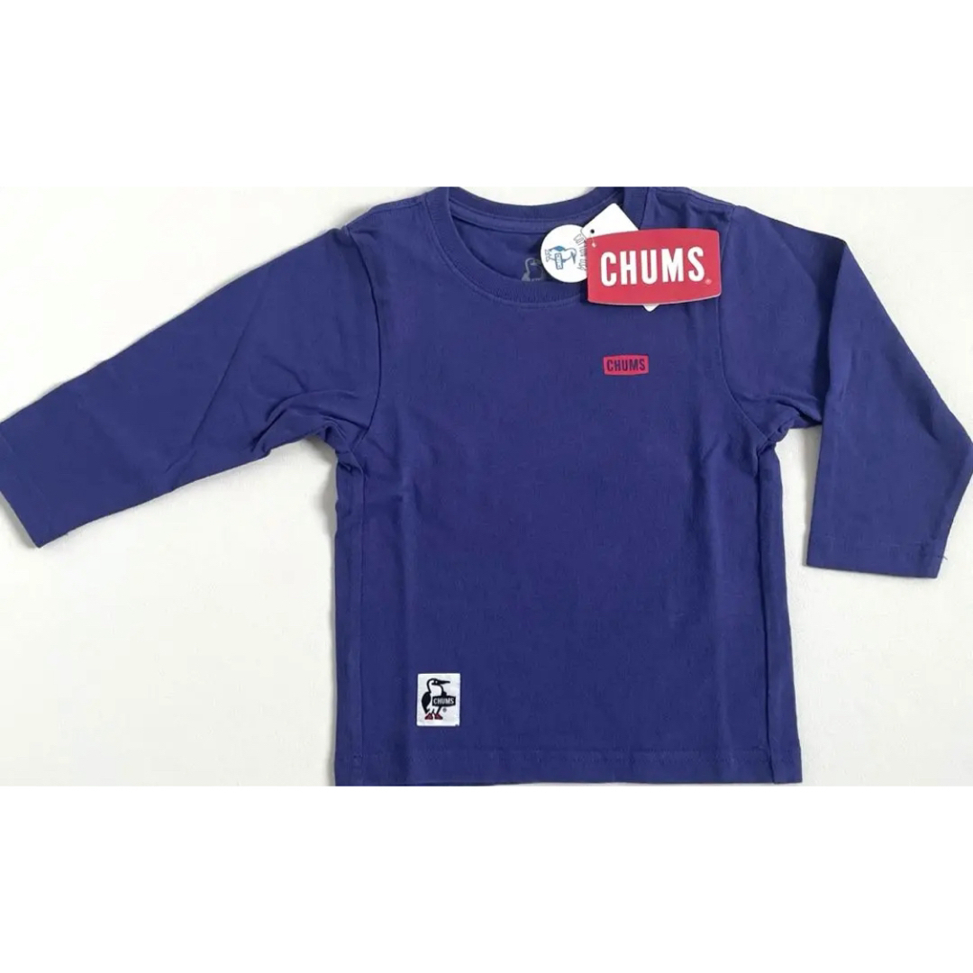 CHUMS(チャムス)の新品　CHUMS  Kid's Booby Logo longT-Shirt S キッズ/ベビー/マタニティのキッズ服男の子用(90cm~)(Tシャツ/カットソー)の商品写真