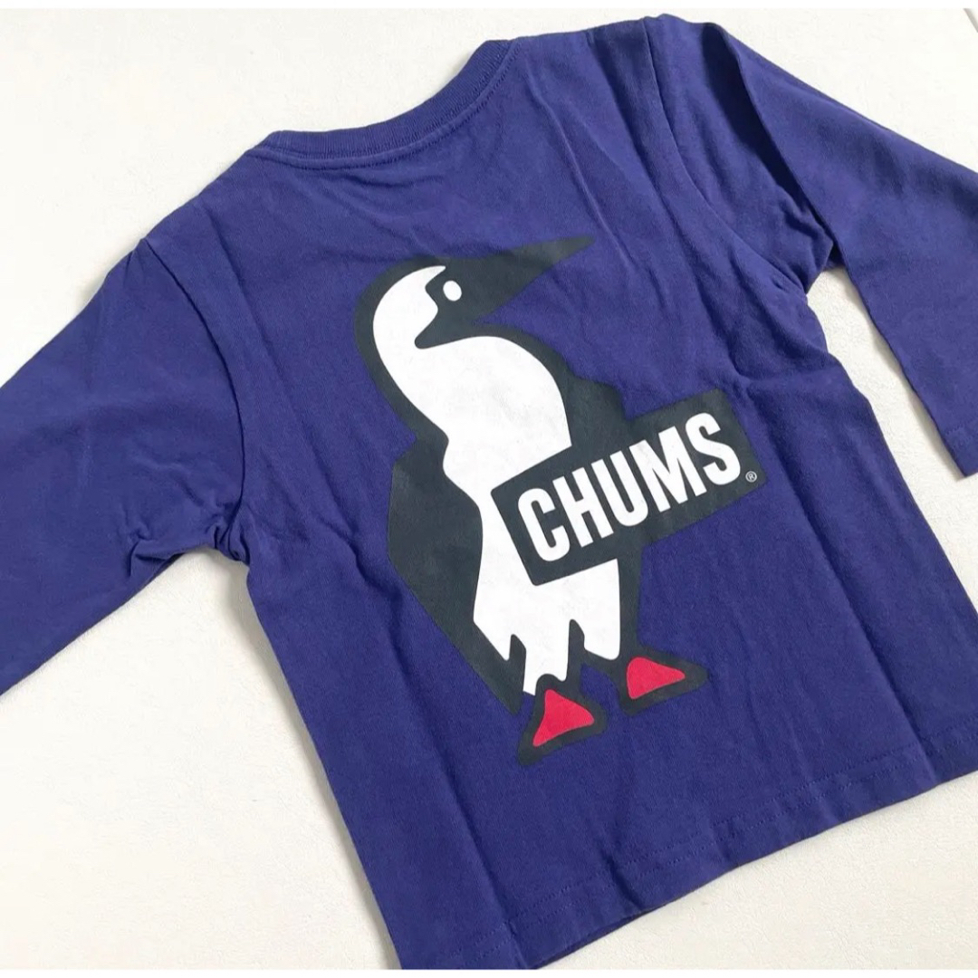 CHUMS(チャムス)の新品　CHUMS  Kid's Booby Logo longT-Shirt S キッズ/ベビー/マタニティのキッズ服男の子用(90cm~)(Tシャツ/カットソー)の商品写真