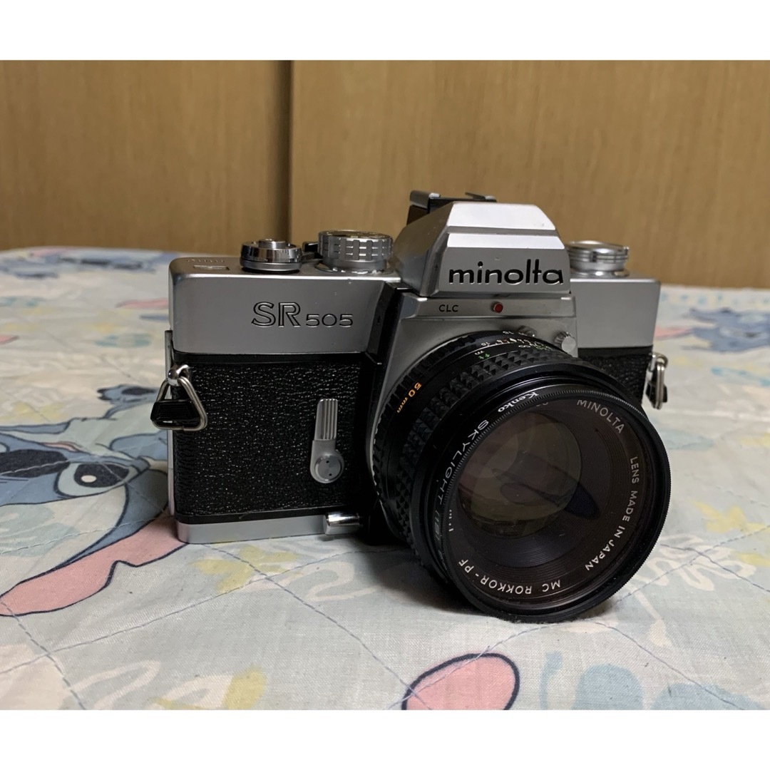 KONICA MINOLTA(コニカミノルタ)のMINOLTA SR505  レンズとフィルター付き スマホ/家電/カメラのカメラ(フィルムカメラ)の商品写真