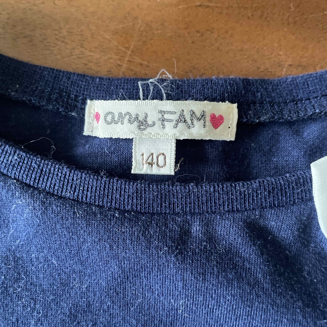 anyFAM(エニィファム)の女の子　半袖ワンピース キッズ/ベビー/マタニティのキッズ服女の子用(90cm~)(ワンピース)の商品写真