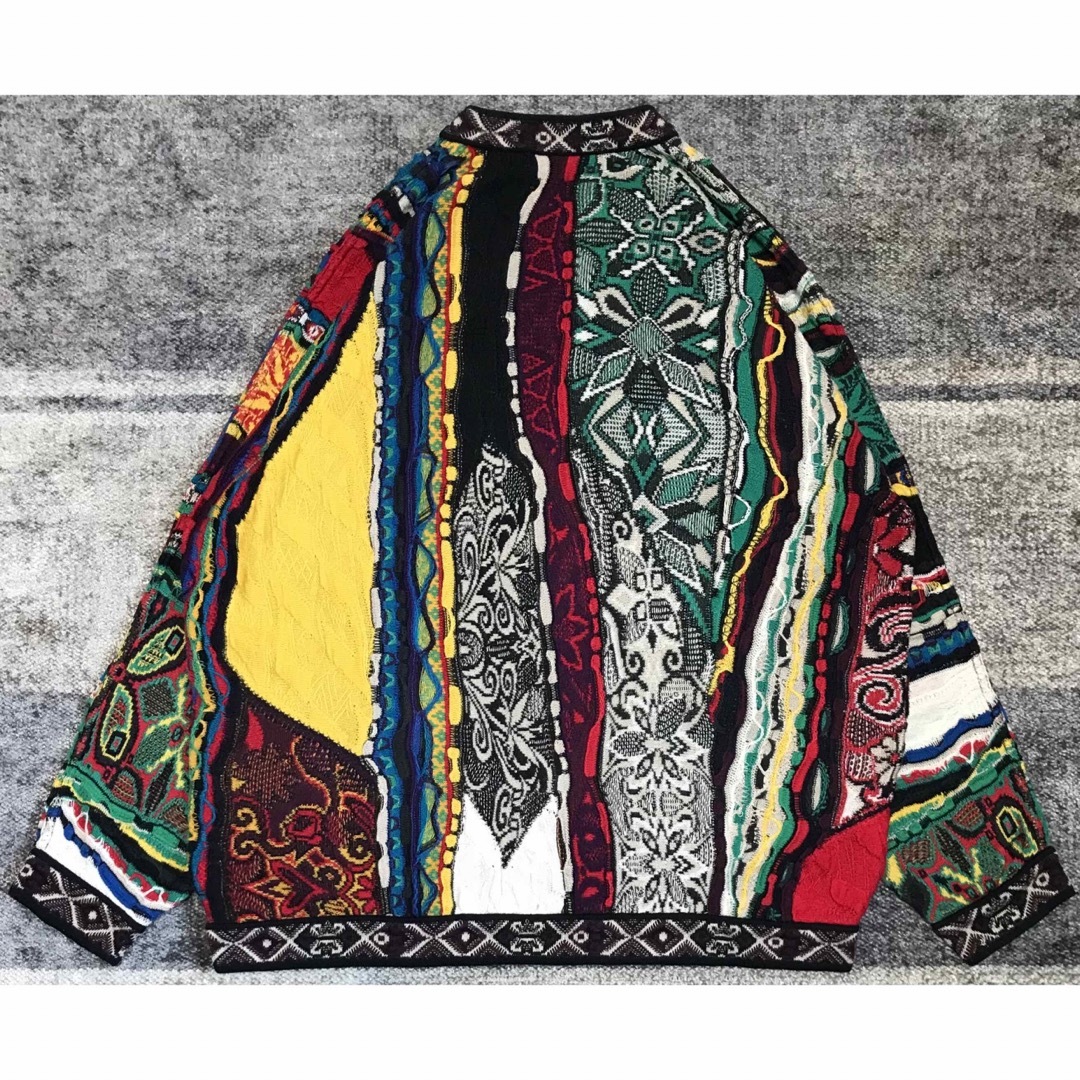90's COOGI 起た クージー 立体編込み 3Dニット 即完売モデル 個性派 90's COOGI 起た クージー 立体編込み 3Dニット 即完売モデル 個性派
