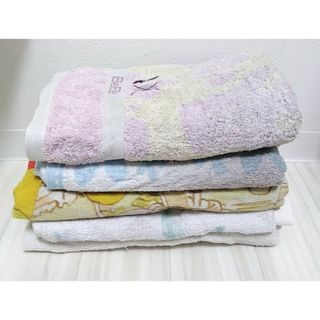 ベベ(BeBe)の【中古】厚手バスタオル　5枚セット　まとめ売り(タオル/バス用品)