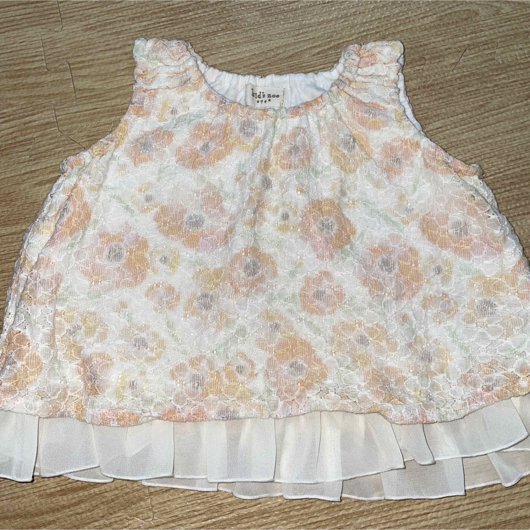 kid’s zoo(キッズズー)のkid's zoo  キッズズー　トップス　70  ２枚セット キッズ/ベビー/マタニティのベビー服(~85cm)(タンクトップ/キャミソール)の商品写真