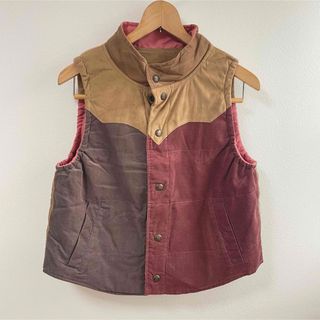 w closet - 【美品】wcloset リバーシブル 中綿ベストコーデュロイ