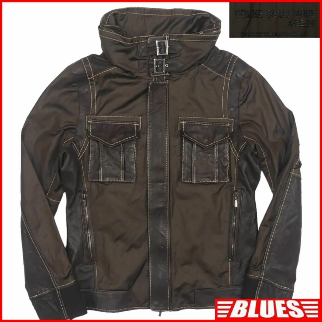 COMME CA DU MODE - コムサデモードメン ジャケット ブルゾン L フード 茶 羊革 TY2916の通販 by BLUES's shop|コムサデモードならラクマ COMME CA DU MODE - コムサデモードメン ジャケット ブルゾン L フード 茶 羊革 TY2916の通販 by BLUES's shop|コムサデモードならラクマ
