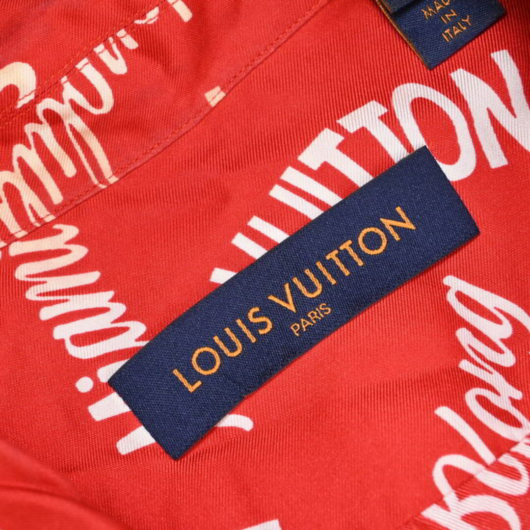 LOUIS VUITTON - LOUIS VUITTON シルク オープンカラー 半袖 LOUIS VUITTON - LOUIS VUITTON シルク オープンカラー 半袖