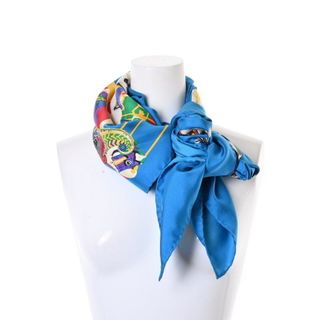 シャネル バンダナ/スカーフ(レディース)(ブルー・ネイビー/青色系 シャネル バンダナ/スカーフ(レディース)(ブルー・ネイビー/青色系