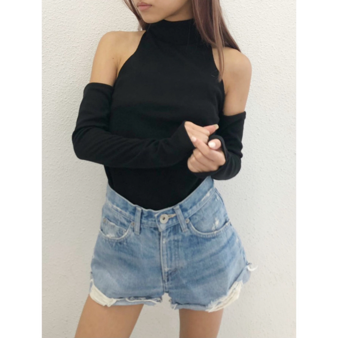 GYDA(ジェイダ)のGYDA💖オープンショルダータートルTOPS✨最安値価格✨ レディースのトップス(カットソー(長袖/七分))の商品写真