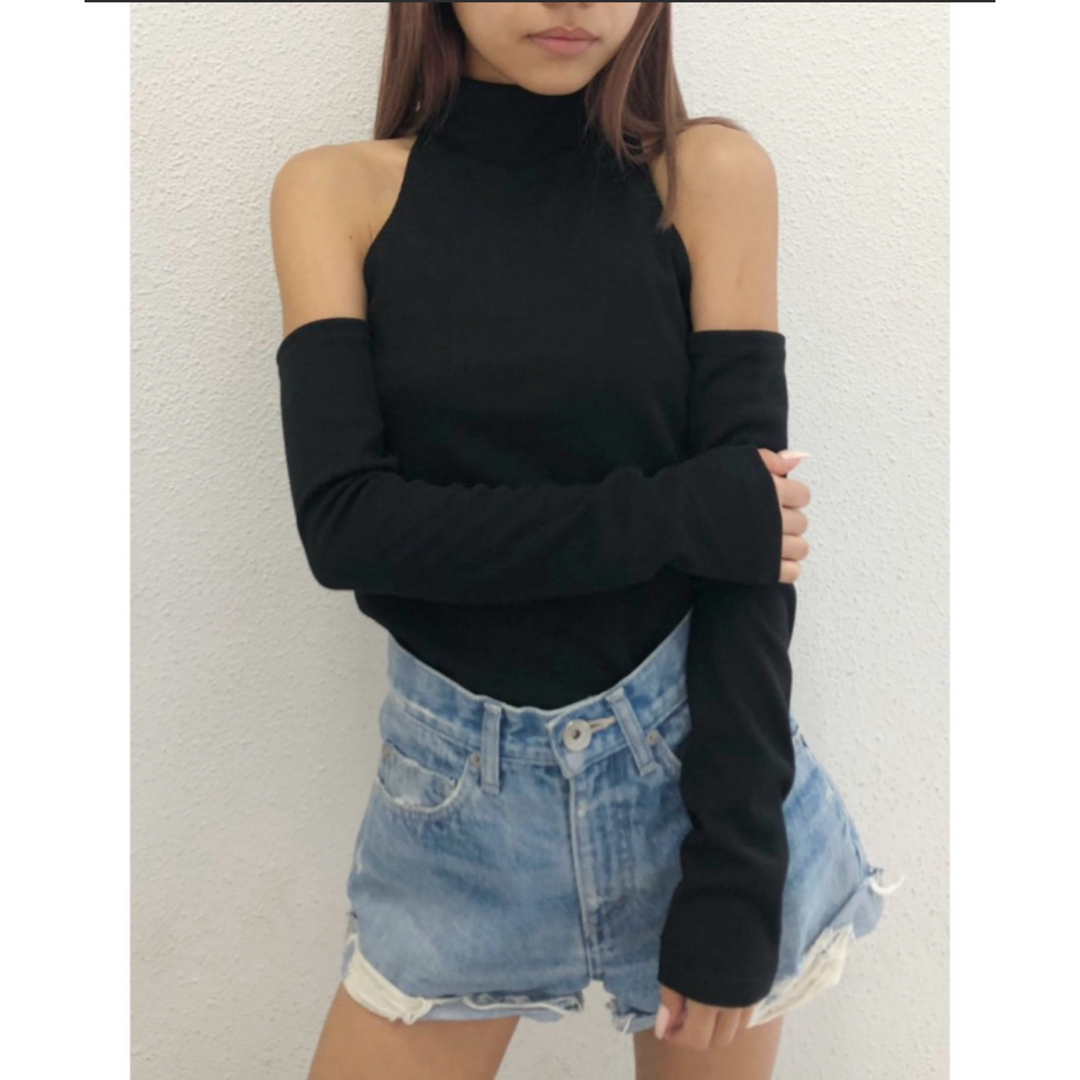 GYDA(ジェイダ)のGYDA💖オープンショルダータートルTOPS✨最安値価格✨ レディースのトップス(カットソー(長袖/七分))の商品写真