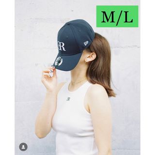 M/L ネイビー ER emma LOGO CAP NEW ERA キャップ(キャップ)