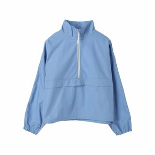 グリーンパークス(green parks)の【サックスブルー】ハーフZIPラインシャツ 24SS/ドロスト/長袖/レジャー(シャツ/ブラウス(長袖/七分))