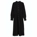 【ブラック】ELENCARE DUE ウエストタックワンピース 24SS/長袖/