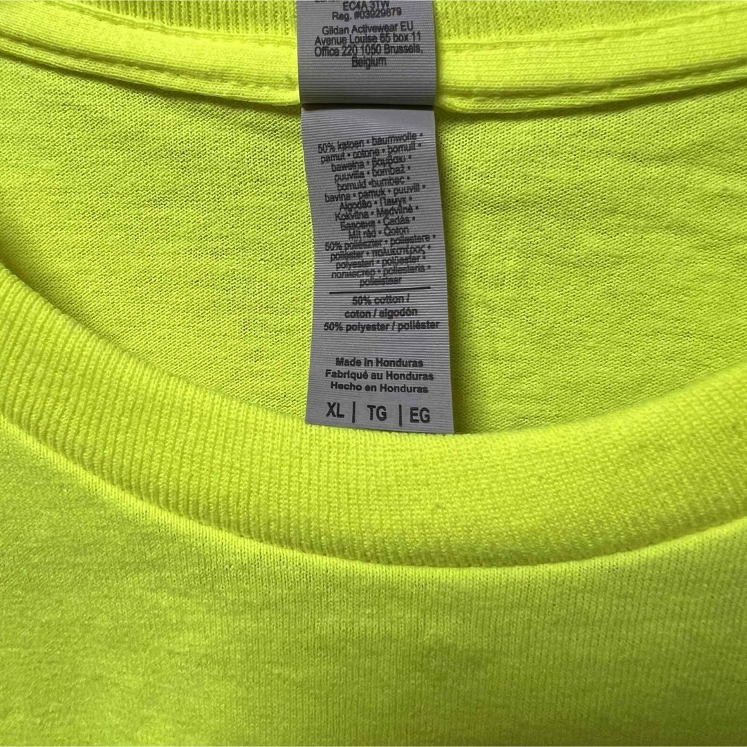 GILDAN(ギルタン)の新品 GILDAN ギルダン 長袖ロンT ネオンイエロー XL レディースのトップス(Tシャツ(長袖/七分))の商品写真