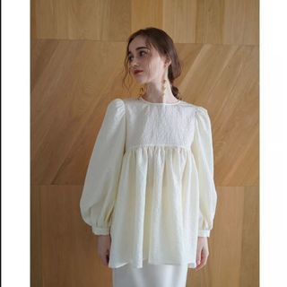 【Acka】peplum volume blouse(シャツ/ブラウス(長袖/七分))