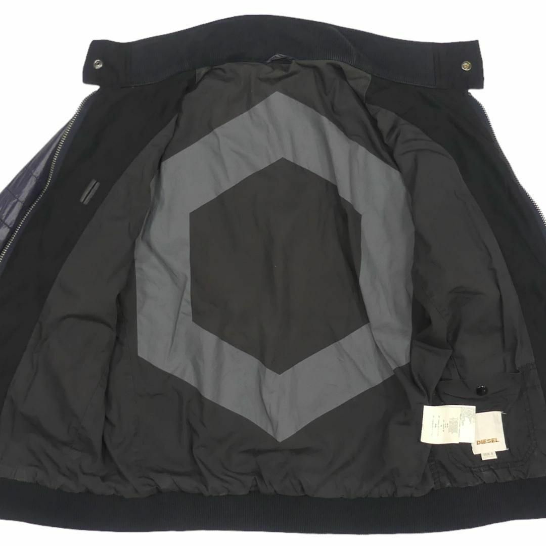 DIESEL - DIESEL ディーゼル ジャケット ブルゾン S メンズ 黒 DIESEL - DIESEL ディーゼル ジャケット ブルゾン S メンズ 黒