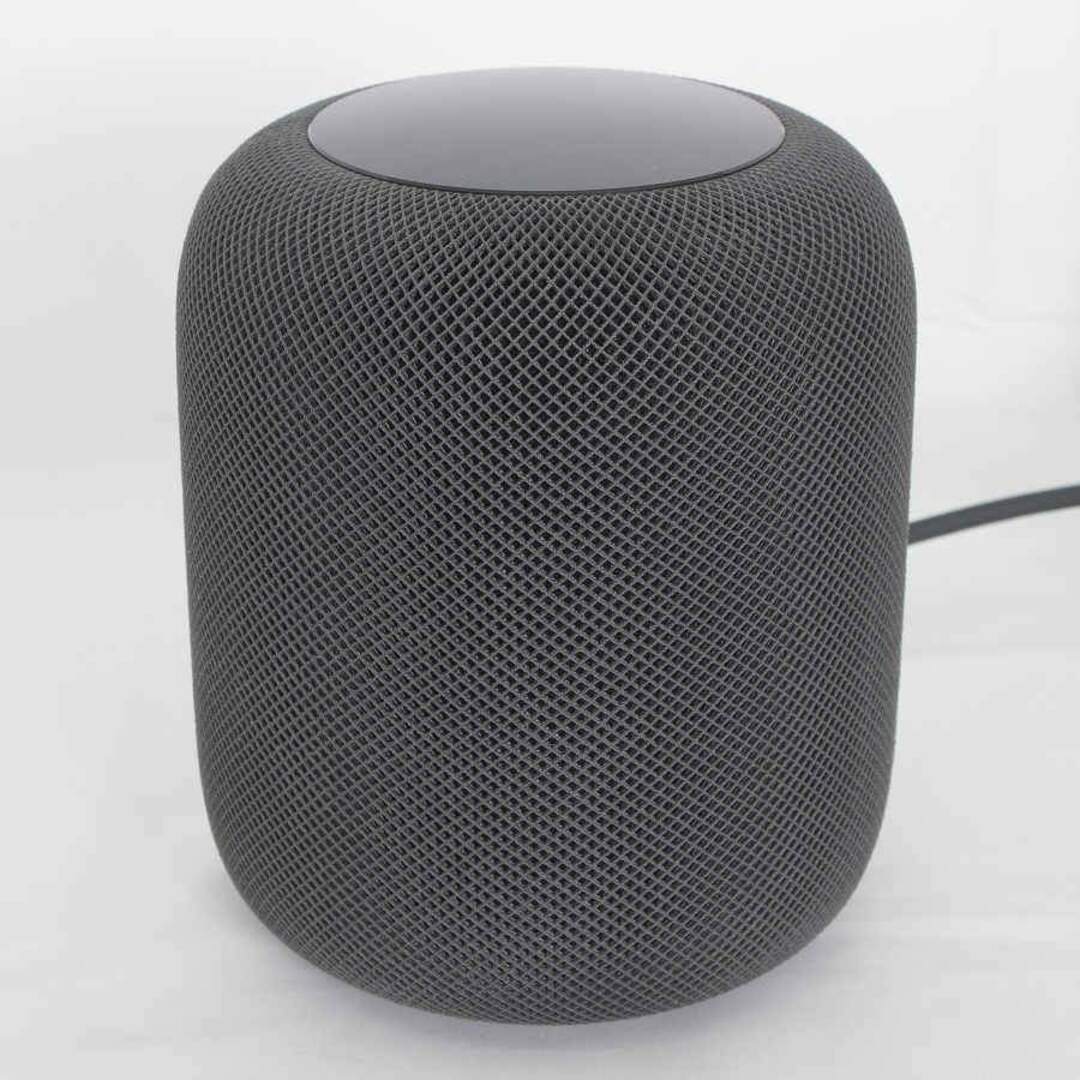 Apple(アップル)の【美品】Apple HomePod MQHW2J/A スペースグレイ スマートスピーカー ホームポッド アップル 本体 スマホ/家電/カメラのオーディオ機器(スピーカー)の商品写真