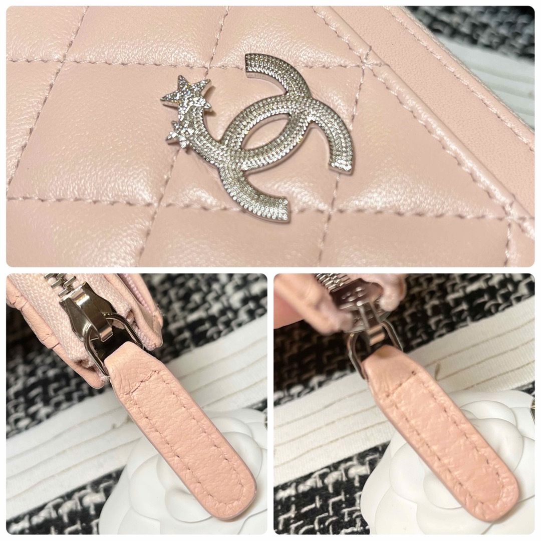 CHANEL(シャネル)の【ahmus 様専用】CHANEL フラグメントケース　カードケース　ベージュ メンズのファッション小物(コインケース/小銭入れ)の商品写真