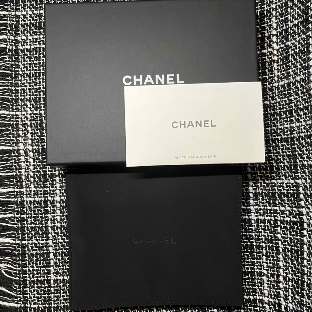 CHANEL(シャネル)の【ahmus 様専用】CHANEL フラグメントケース　カードケース　ベージュ メンズのファッション小物(コインケース/小銭入れ)の商品写真