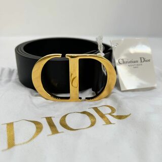クリスチャンディオール(Christian Dior)の新品　【DIOR】 CDベルト　85サイズ　 (レディース) ※保存袋付き(ベルト)