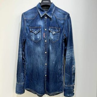 ディースクエアード(DSQUARED2)の新品　【Dsqueard2】 デニム シャツ Mサイズ 付属品:タグ(シャツ)