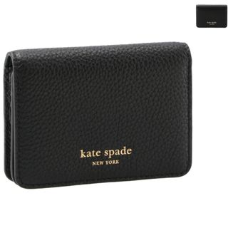 ケイトスペードニューヨーク(kate spade new york)のケイトスペード KATE SPADE カードケース 二つ折り AVA ビジネスカードケース 名刺入れ カードホルダー 2024年春夏新作 KD947 0018 (名刺入れ/定期入れ)