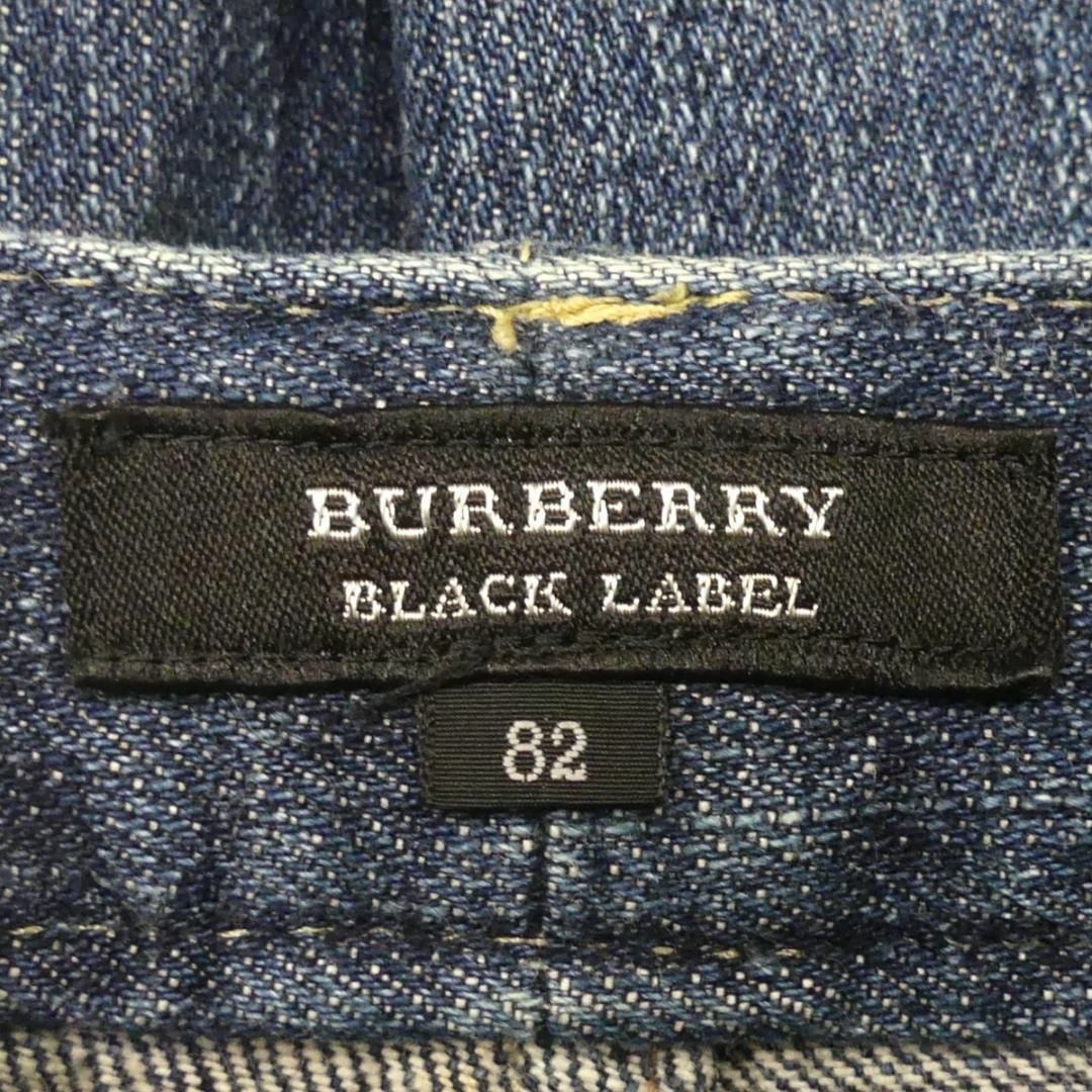 BURBERRY BLACK LABEL(バーバリーブラックレーベル)の廃盤 バーバリーブラックレーベル ジーンズ デニム ノバチェック 刺繍TJ875 メンズのパンツ(デニム/ジーンズ)の商品写真