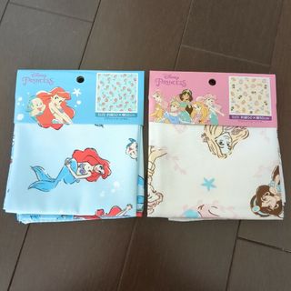 ディズニー(Disney)のディズニープリンセス　ランチクロス２枚セット(弁当用品)