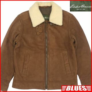 Eddie Bauer - B-3 エディーバウアー フライトジャケット 本革 M ムートン TJ893