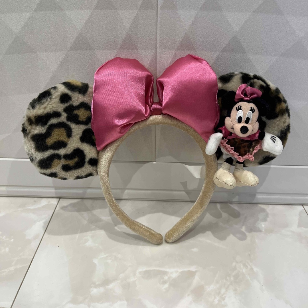 ディズニーリゾート ミニー ヒョウ柄 レオパード カチューシャ