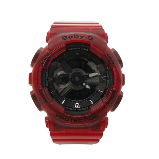 カシオ(CASIO)のカシオ CASIO ベビーG BA-110CR 腕時計 赤 レッド(腕時計)